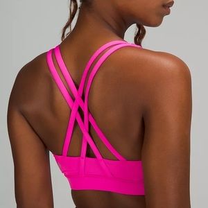 Lululemon Energy Sports Bra with cris cross straps